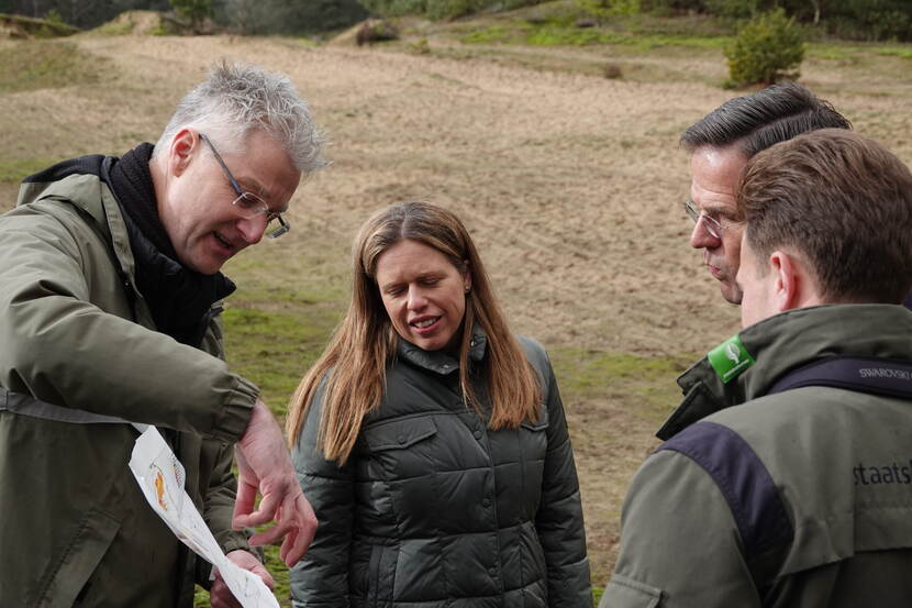 minister schouten natuurgebied veluwe